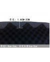 1米X1米 2CM 厚 彩色款 帶背膠 隔音 波浪棉